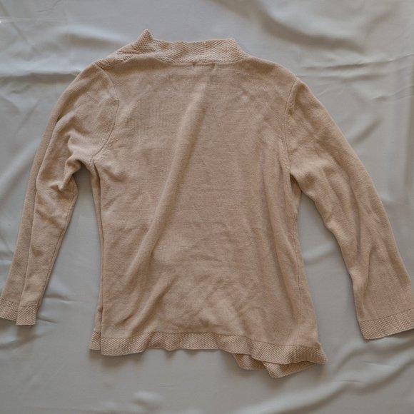 Laura Scott Cream Knit Cardigan - Picture 3 of 5